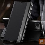 Tagakaaned Hurtel  Sleep Case Pro for iPhone 16e with Flip and Stand - Black 