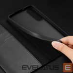 Tagakaaned Dux Ducis  Dux Ducis Hivo Samsung Galaxy S25 Edge Case with Flip and RFID Protection - Black 