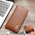 Tagakaaned Dux Ducis  Dux Ducis Hivo Samsung Galaxy S25 Edge Case with Flip and RFID Protection - Brown 