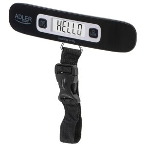 Kaalud Adler  | Travel Luggage Scale | AD 8190 | Maximum weight (capacity) 50 kg | Accuracy 10 g | Black 