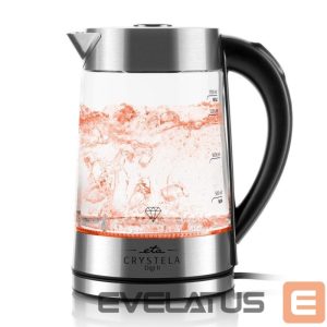 Veekeetja ETA  Kettle | 515490000 CRYSTELA DIGI II | Electric | 2200 W | 1.7 L | Glass | 360° rotational base | Glass 