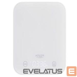 Köögikaalud Adler  Kitchen Scale | AD 3181w | Graduation 1 g | Display type LED | White 
