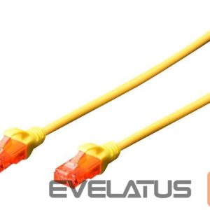 Üleminek Digitus  Patch cord | CAT 6 U-UTP | AWG 26/7 | Cable length: 2 m | Yellow 