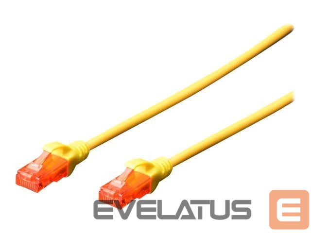 Üleminek Digitus Patch cord | CAT 6 U-UTP | AWG 26/7 | Cable length: 2 m | Yellow