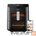 Lauagrillid Midea  Two Zone Airfryer | MAD1100DADK | Power 1850 W | Capacity 4.4/6.4 L | Rapid Air technology | Black 