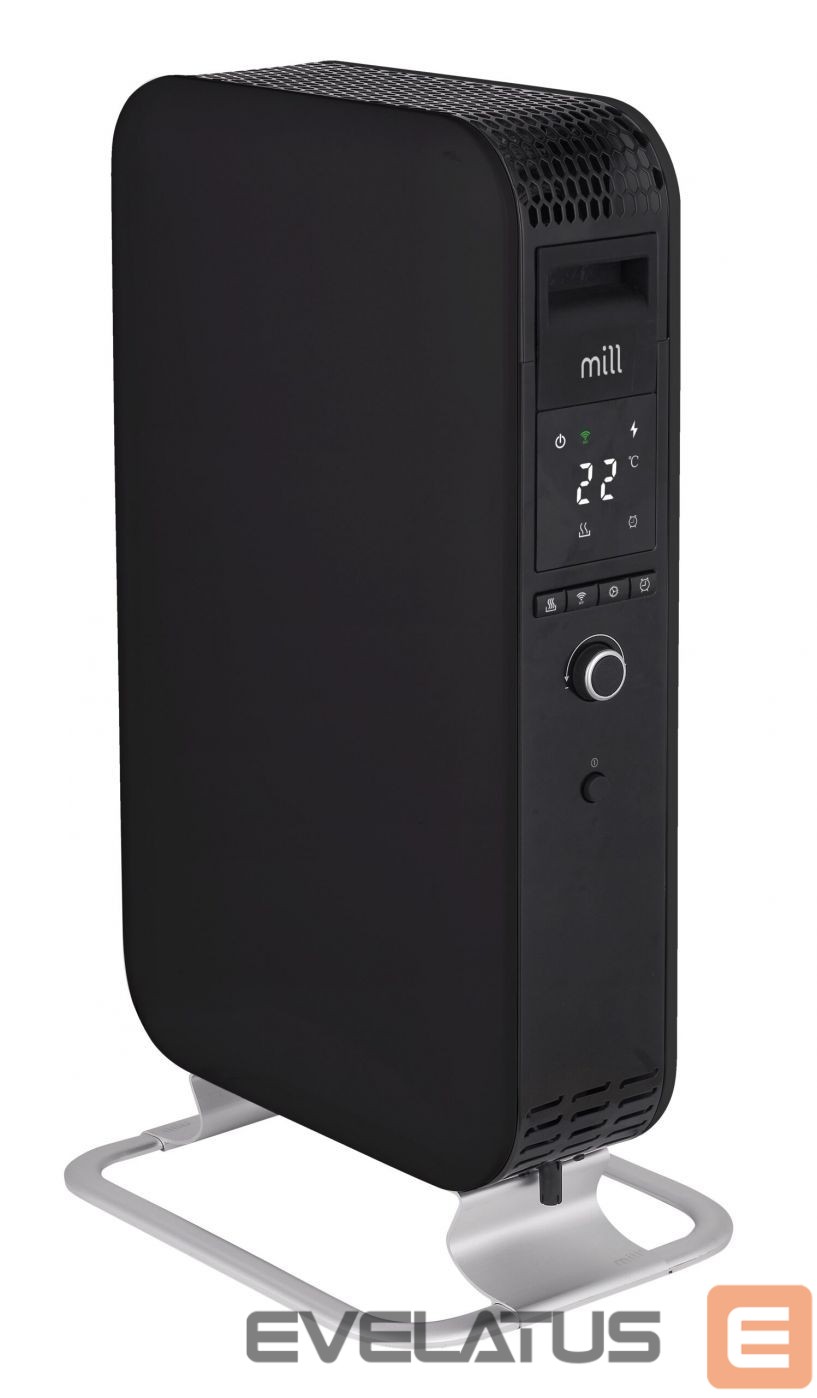 Radiaator Mill | Heater | OIL1500WIFI3 Gentle Air | Oil Filled Radiator | 1500 W | Suitable for rooms up to 22 m² | Black