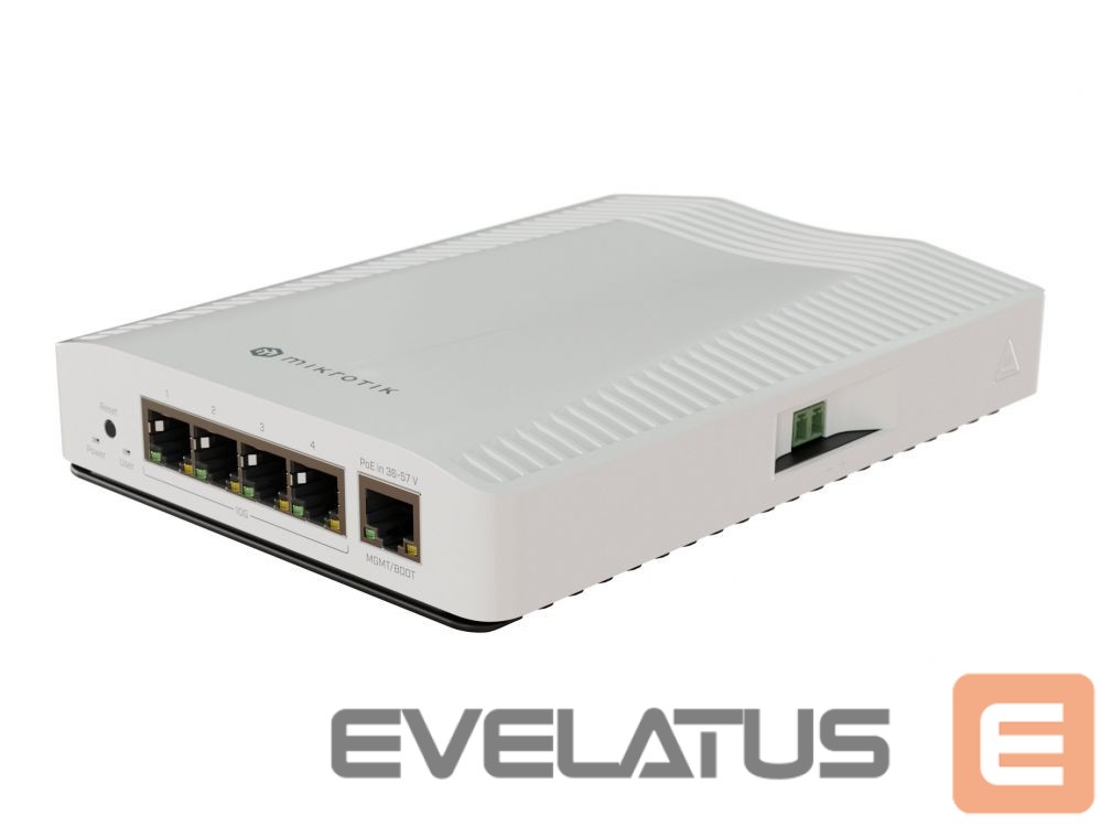 Server – muud tarvikud Mikrotik Ethernet switch | CRS304-4XG-IN | Ethernet switch | Desktop, DIN rail mountable | 10 Gbps (RJ-45) ports quantity 4