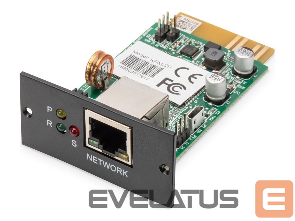 Serverid Digitus | SNMP and WEB card for OnLine UPS rack mount units | DN-170100-1