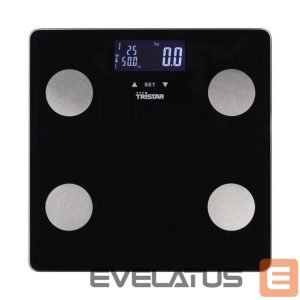 Kaalud Tristar  Personal Scale | WG-2442 | Maximum weight (capacity) 150 kg | Accuracy 100 g | Body Mass Index (BMI) measuring | Black 