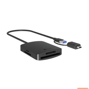 Üleminek Raidsonic  4-in-1 Card Reader with USB 3.2 Gen 1 Type-A + Type-C | IB-CR302-CU3 