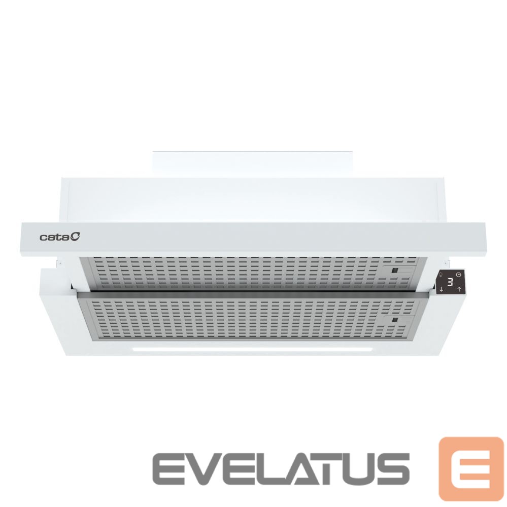 Integreeritav õhupuhasti Cata Hood | CAMPANA TFH 6830 GWH | Telescopic | Energy efficiency class A+++ | Width 60 cm | 795 m³/h | Touch control | LED | White