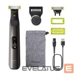 Juukselõikur Philips  | Hair Trimmer for Face and Body | QP6552/15 OneBlade Pro 360 | Cordless | Wet & Dry | Number of length steps 20 | Chrome 