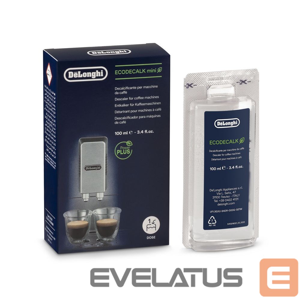 Filtrid ja tarvikud DeLonghi | Mini EcoDecalk Descaler | Capacity 0.1 L
