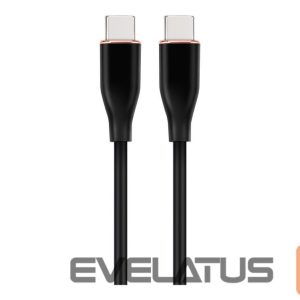 Laadija Cablexpert  Premium Silicon Type-C Power Delivery (PD) Charging and Data Cable, 1.5 m | CC-USB2S-CMCM-1.5M-BK 