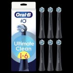 Hambahari Oral-B  Replaceable toothbrush heads | iO UltimateClean | Heads | For adults | Number of brush heads included 6 | Black 
