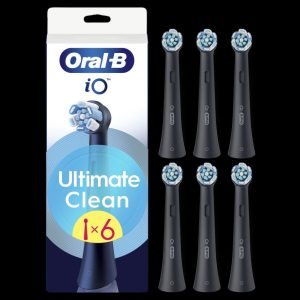 Hambahari Oral-B  Replaceable toothbrush heads | iO UltimateClean | Heads | For adults | Number of brush heads included 6 | Black 