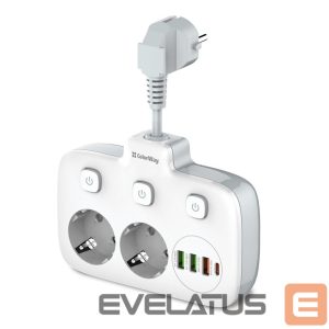 Kaabel ColorWay  Power Socket | CW-CHE24PDW 