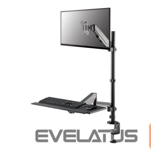 Teleri kinnitus NEOMOUNTS  DS90-325BL1 Sit-stand workstation desk 1 screen - 17-32" - 1-9 kg (curved 6 kg) - gas spring - black 