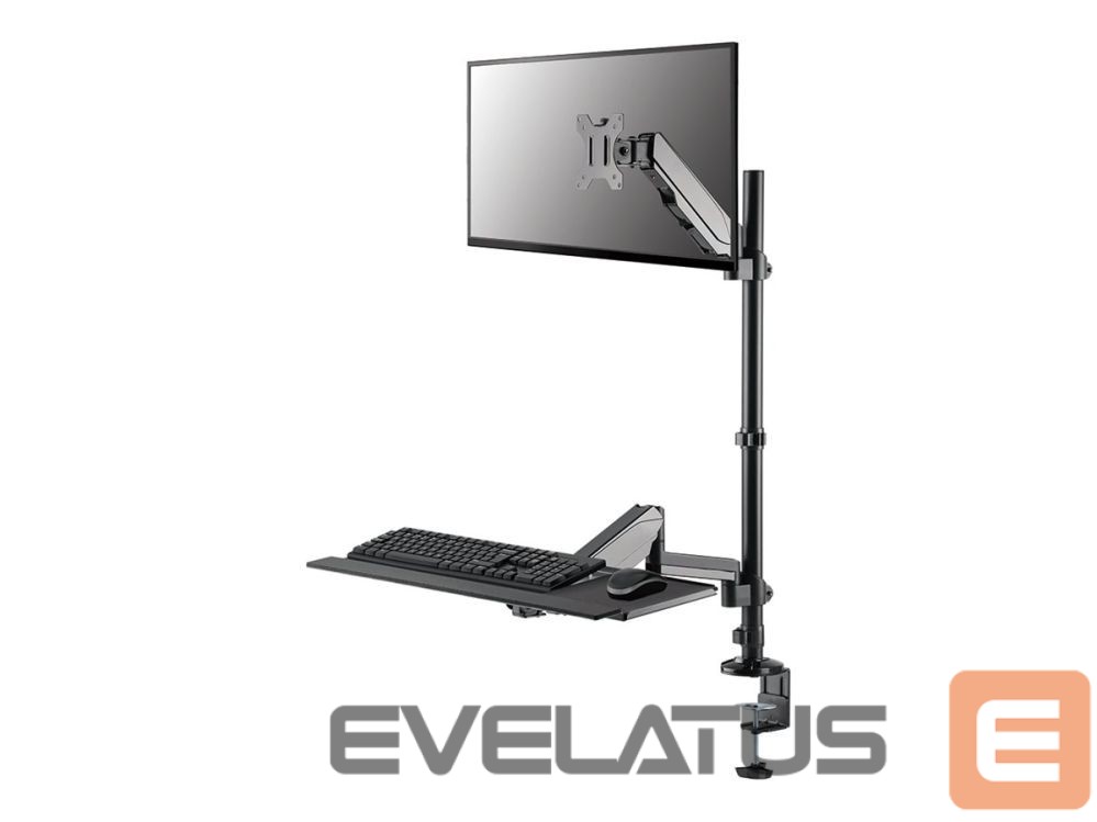 Teleri kinnitus NEOMOUNTS DS90-325BL1 Sit-stand workstation desk 1 screen - 17-32" - 1-9 kg (curved 6 kg) - gas spring - black