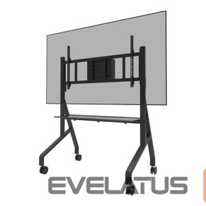 Teleri kinnitus NEOMOUNTS  MOVE Go XL FL50-575BL1 TV trolley - 65-110" - max 125 kg - manual h 129-139 cm - VESA 100x100-1100x600 - incl. hardware shelf - lo 