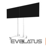 Teleri kinnitus NEOMOUNTS  MOVE ADM-875WH2 Screen adapter from 1 to 2 screens - 42-65" - max 40 kg/screen - VESA 100x100-800x400 - lockable (excl. lock) - su 