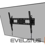 Teleri kinnitus NEOMOUNTS  LEVEL-750 WL35-750BL18 Tiltable heavy duty wall mount - 43-98" screen - max 125 kg - VESA 100x100-800x600 - d 9,3 cm - level adjus | 
