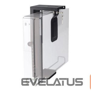 Teleri kinnitus NEOMOUNTS  CPU-D075BLACK/LK CPU/PC holder - max 10 kg - lockable (incl. lock) - h 20-36 cm - w 5-10 cm - universal - black 