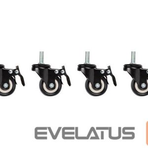 Serverid Lanberg  Castors x4 with thread and brake for wall mounting cabinets | 