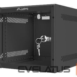 Serverid Lanberg  Rack cabinet 10" wall-mount 4U/280x310 (flat pack) with glass door, black | 