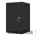 Serverid Lanberg  Rack cabinet 10" wall-mount 9U/280x310 for self-assembly with metal door (flat pack), black | 