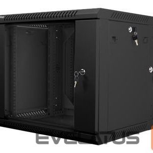 Serverid Lanberg  Rack cabinet 19" double-section wall-mount 9U/600x600 (flat pack), black | 
