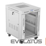 Serverid Lanberg  Rack cabinet 19" free-standing 15U/600x800 (flat pack) with glass door lCD V2, grey | 