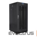 Serverid Lanberg  Rack cabinet 19" free-standing 22U/800x800 (flat pack) with glass door lCD V2, black | 