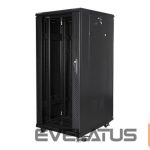 Serverid Lanberg  Rack cabinet 19" free-standing 27U/600x800 (flat pack), black | 