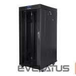 Serverid Lanberg  Rack cabinet 19" free-standing 27U/600x800 (flat pack) with glass door lCD V2, black | 
