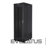 Serverid Lanberg  Rack cabinet 19" free-standing 27U/800x1200 (flat pack) with mesh door lCD, black | 