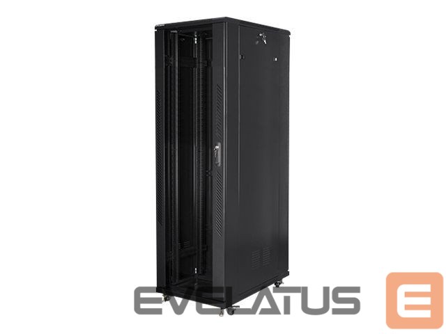 Serverid Lanberg Rack cabinet 19" free-standing 42U/800x1000 (flat pack), black |