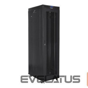 Serverid Lanberg  Rack cabinet 19" free-standing 47U/800x1000 (flat pack) with mesh door lCD V2, black | 