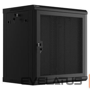 Serverid Lanberg  Rack cabinet 19" wall-mount 12U/600x450 with perforated door (flat pack), black | 