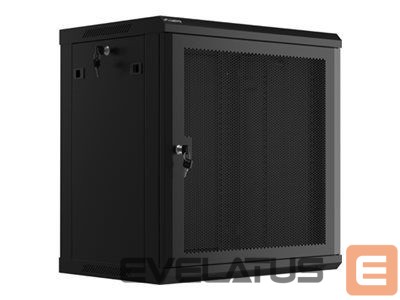 Serverid Lanberg Rack cabinet 19" wall-mount 12U/600x450 with perforated door (flat pack), black |