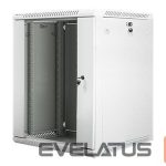 Serverid Lanberg  Rack cabinet 19" wall-mount 15U/600x600 (flat pack) with glass door V2, grey | 