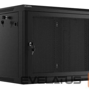 Serverid Lanberg  Rack cabinet 19" wall-mount 9U/600x450 with perforated door (flat pack), black | 