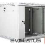 Serverid Lanberg  Rack cabinet 19" wall-mount 9U/600x600 (flat pack) with glass door V2, grey | 