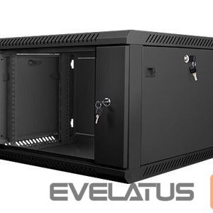 Serverid Lanberg  Rack cabinet 19" wall-mount 6U/600x600 (flat pack) V2, black | 