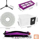Tolmuimeja tarvik Midea  V15 Spare Parts kit: 1x Side Brush, 2x Mop Pad, 1x Roller Brush, 1x Filter, 1x Dust Bag 