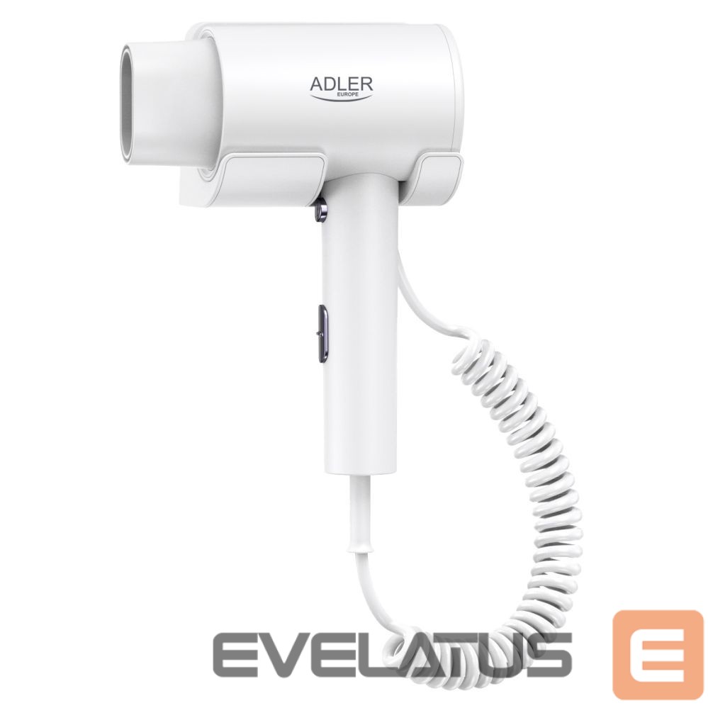 Tervishoid Adler AD 2285 Wall-Mount Hair Dryer, White