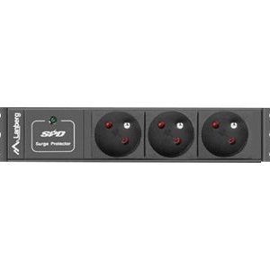Serverid Lanberg  Power Distribution Unit (PDU) 10" 1U 16A 2m 3x French Outlets | PDU-03E-0200-BK 