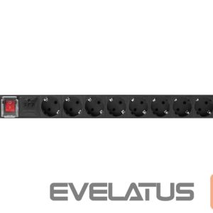 Serverid Lanberg  Power Distribution unit 19", 8 outlets, black | 
