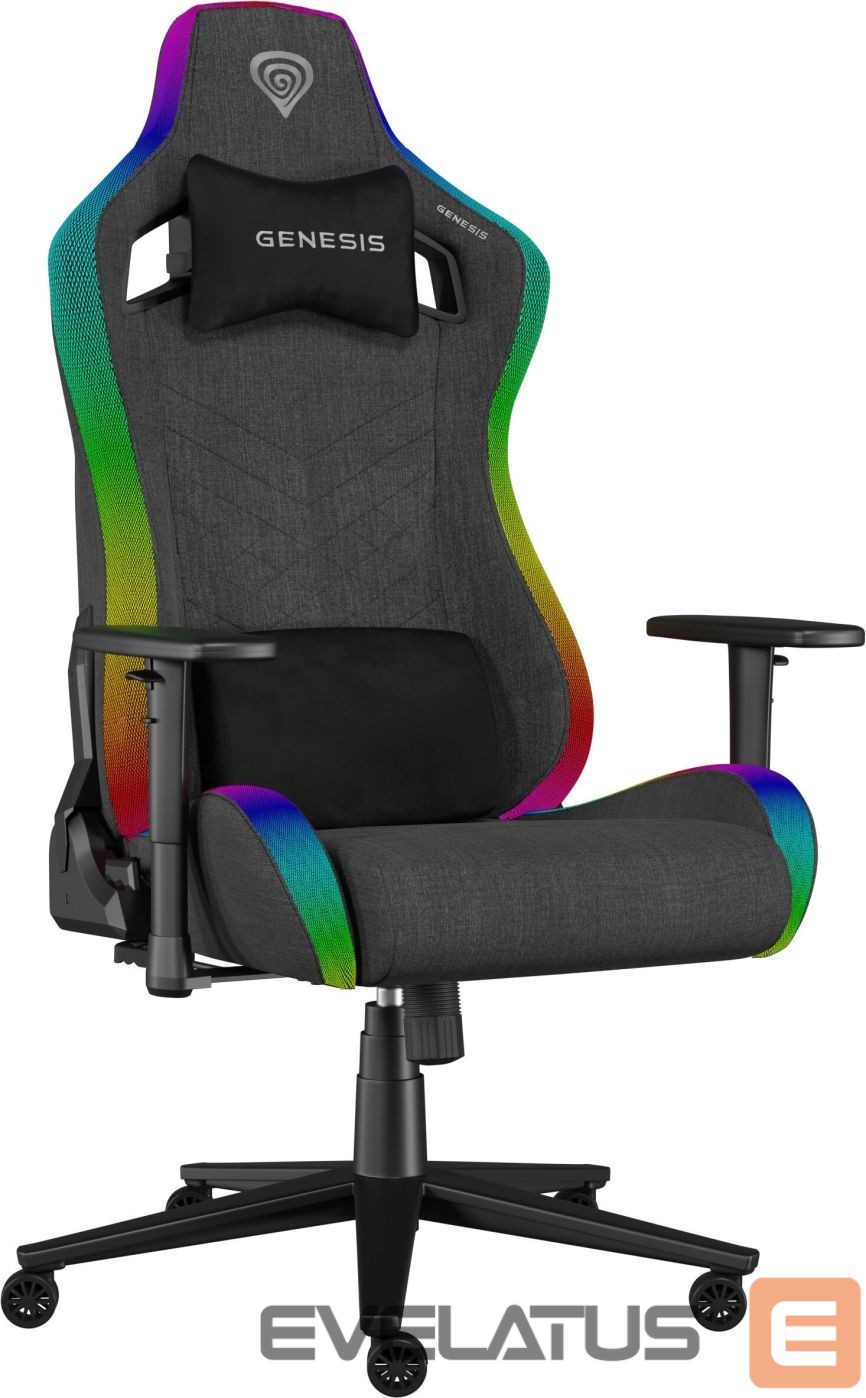Arvutitoolid / lauad Genesis Gaming Chair | Trit 660 RBG | Grey