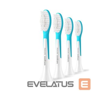 Hambahari Philips  Replacement brush heads | HX6044/90 Sonicare For Kids7+ | Heads | For kids | Number of brush heads included 4 | White/Blue 
